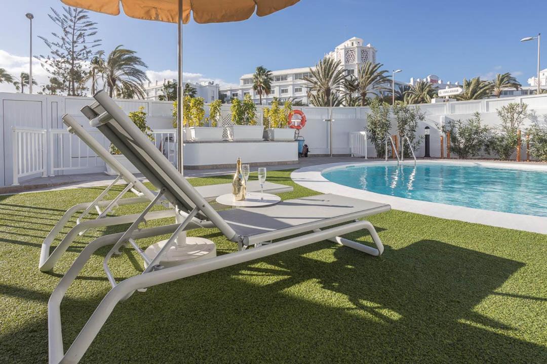 Lightbooking Alemania Piscina Privada Playa Del Ingles Buitenkant foto