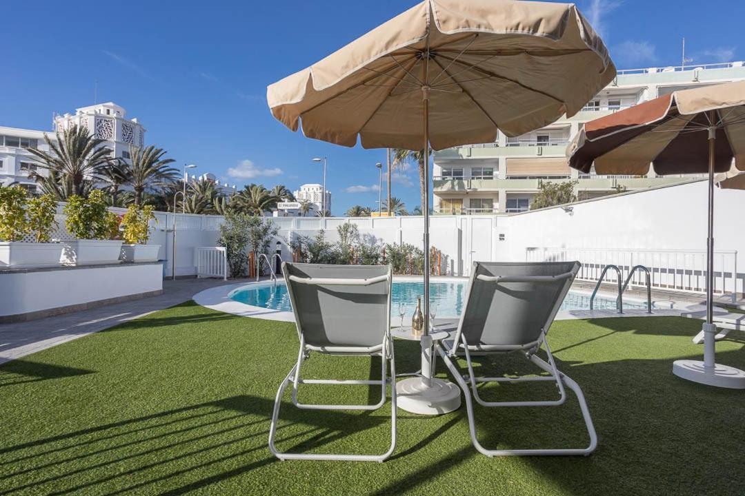 Lightbooking Alemania Piscina Privada Playa Del Ingles Buitenkant foto